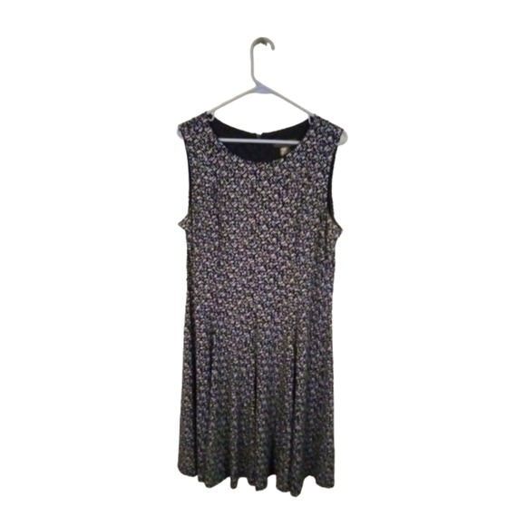 Sleeveless Fit & Flare Dress Jessica Howard Office Casual Flowy All Seasonal 16 - Picture 1 of 11